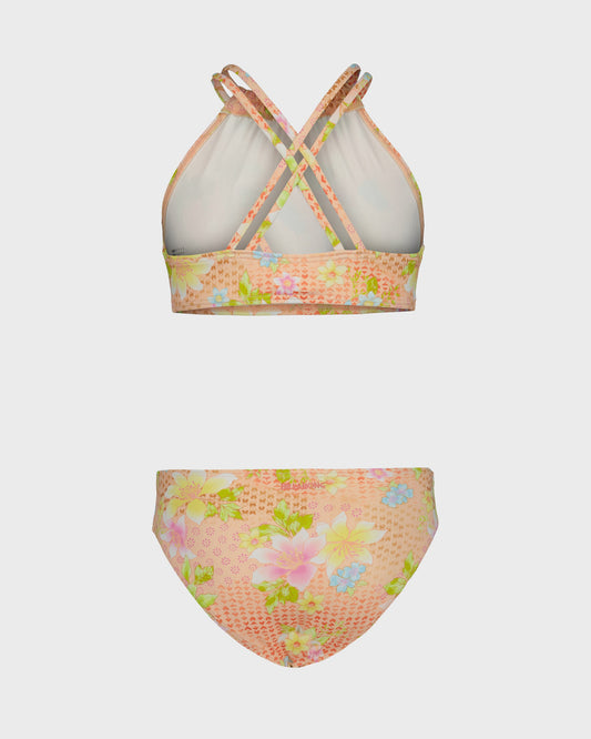 Girls Crazy For Coral Bikini Set