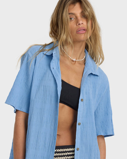 Laura-Short-Sleeve-Shirt-Blue-Drift-5