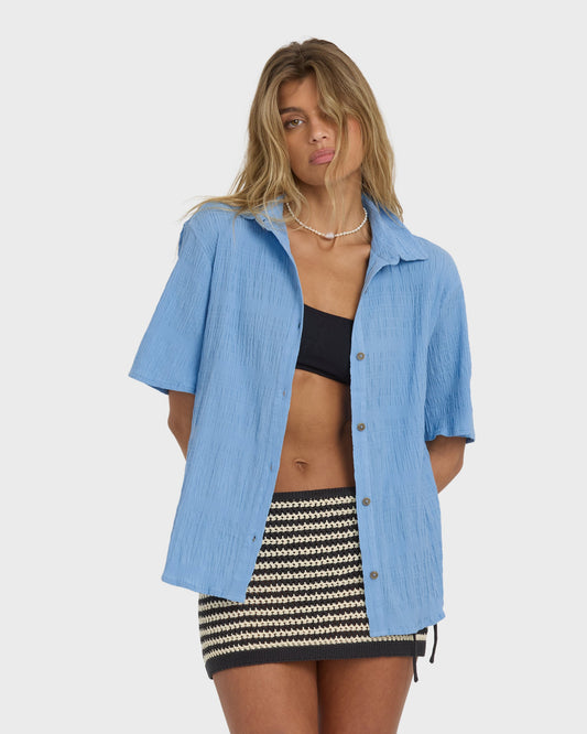 Laura-Short-Sleeve-Shirt-Blue-Drift-1