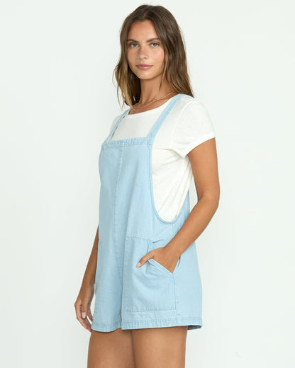 Beach Crush Denim Overalls - Balsam - 5