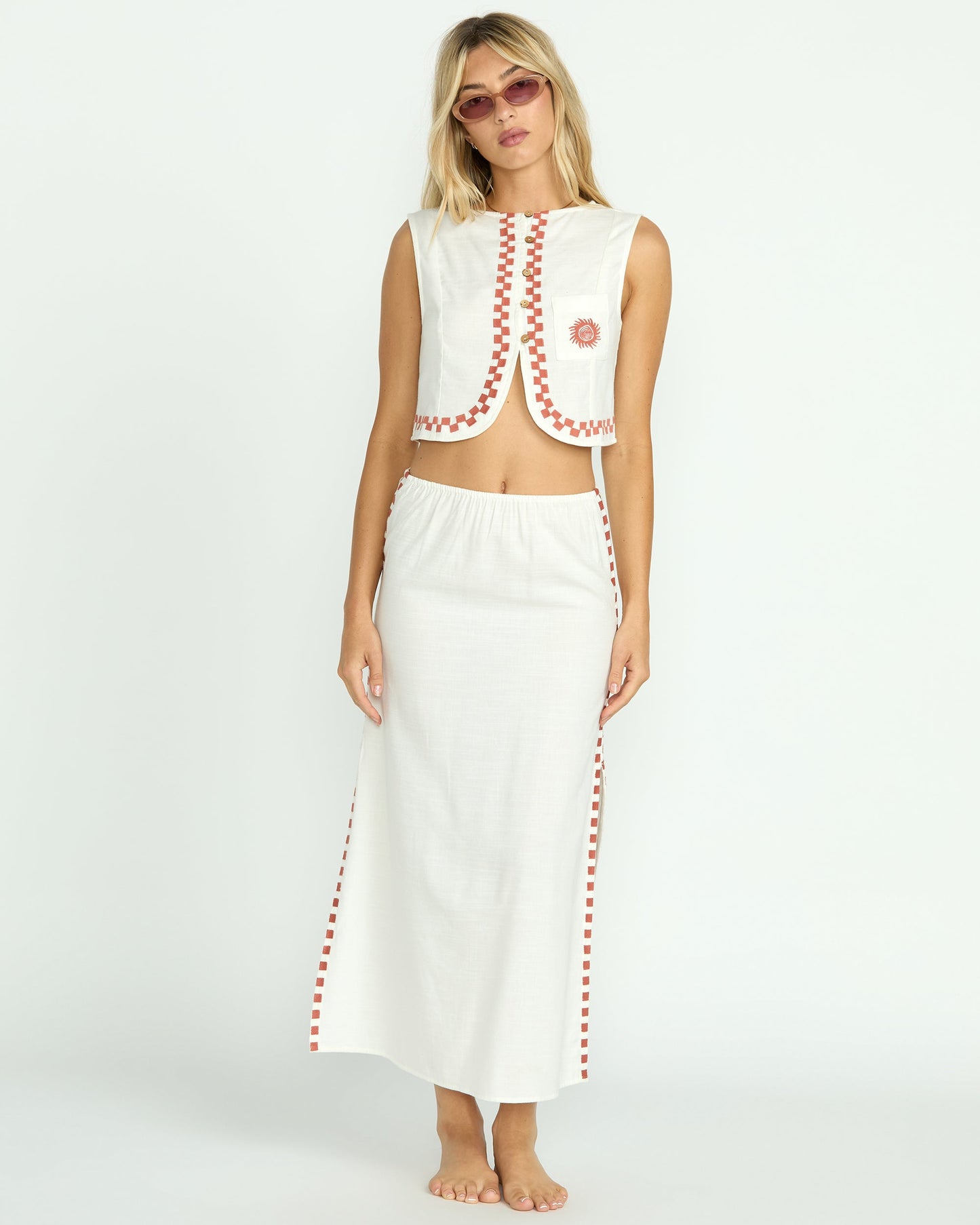 Secret Cove Skirt - Stencil Wash - 1