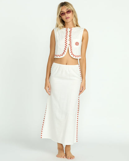 Secret Cove Skirt - Stencil Wash - 1