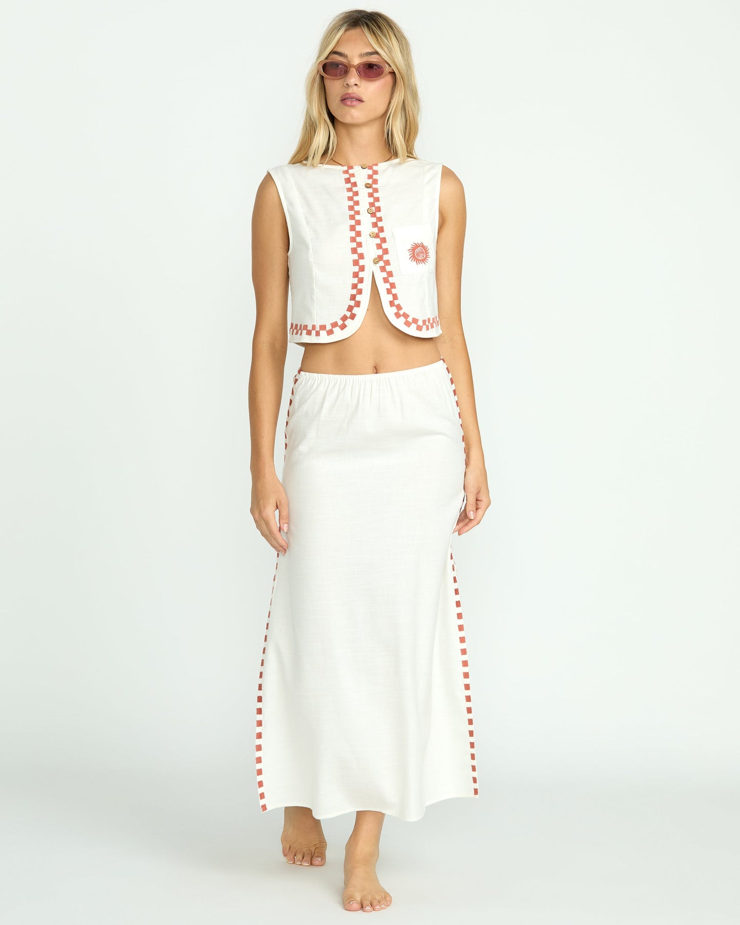 Secret Cove Skirt - Stencil Wash - 6