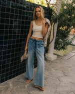 Zonte-Elastic-Waist-Jeans-Shaded-Wash-1