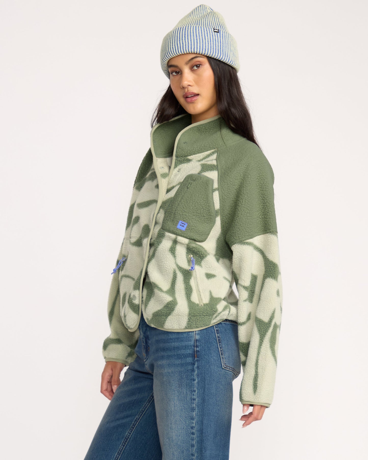 POPOYO-SNAP-UP-FLC-JACKET-Seagrass-3