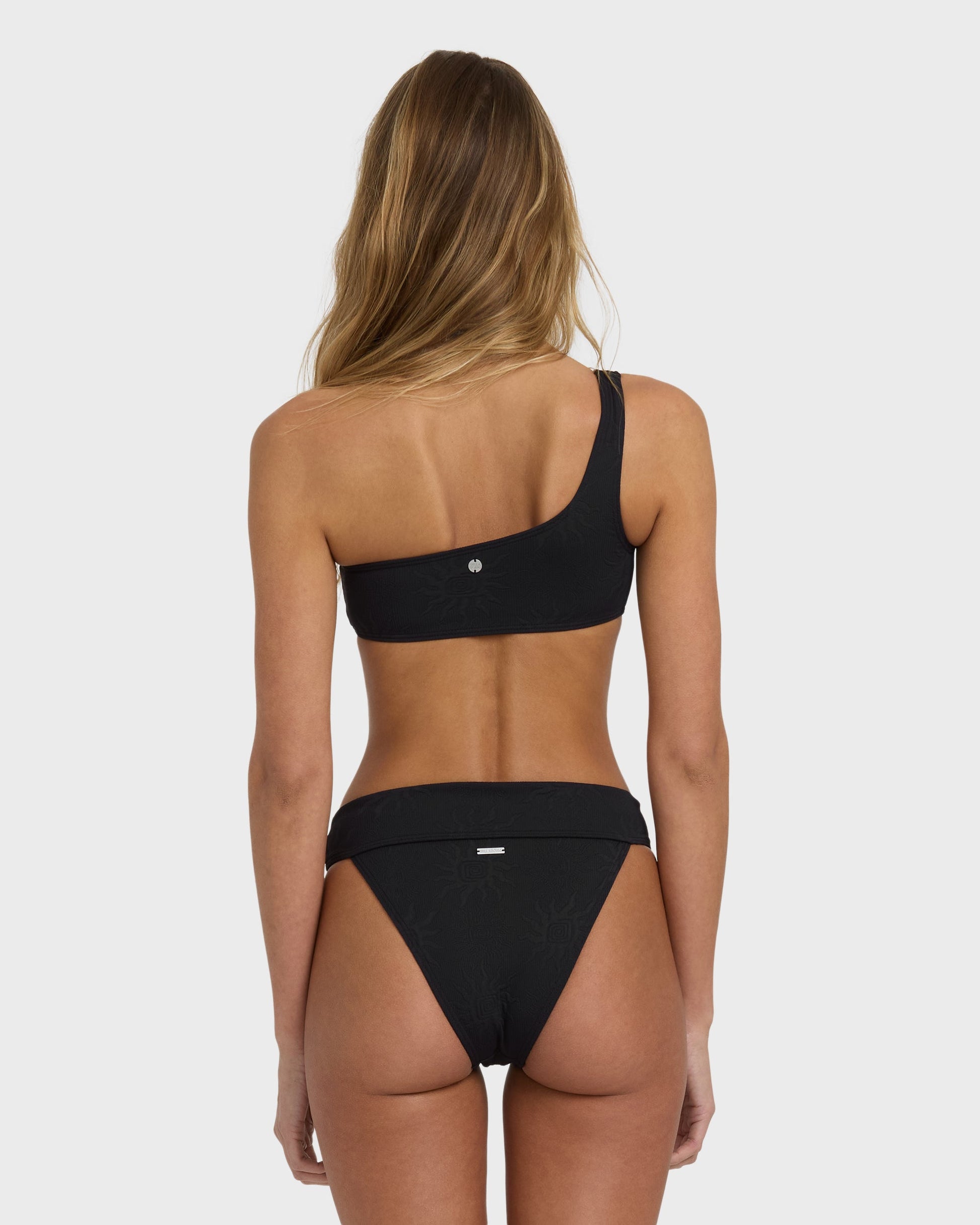 Laura-Twisted-Sun-One-shoulder-Tank-Bikini-Top-Black-Pebble-2