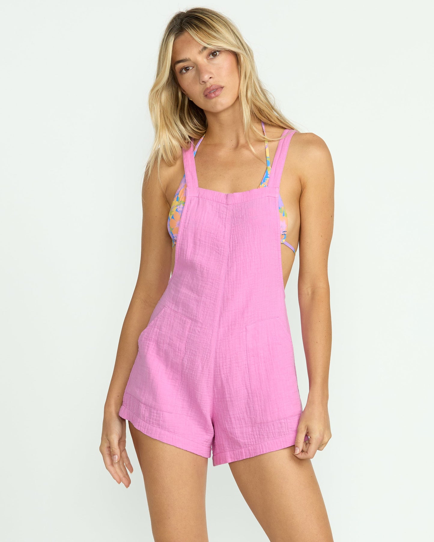 Beach Crush Romper - Rose - 1