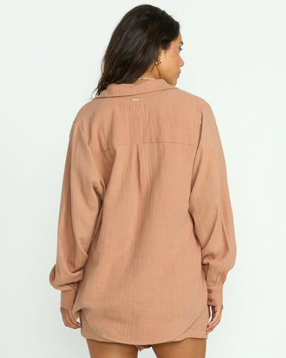 Sweet Swell Long Sleeve Shirt - Rinse Blue - 12