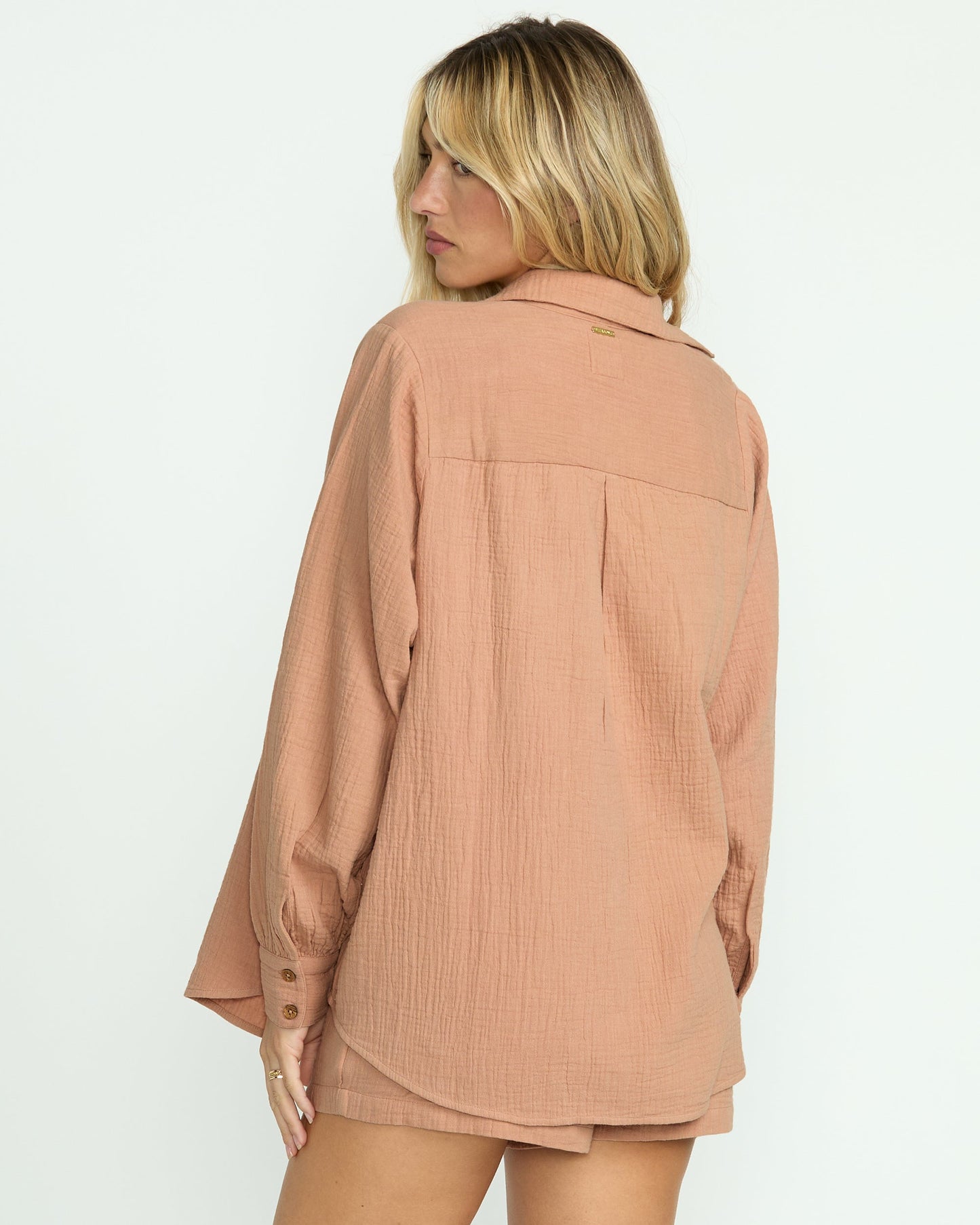 Sweet Swell Long Sleeve Shirt - Rinse Blue - 2