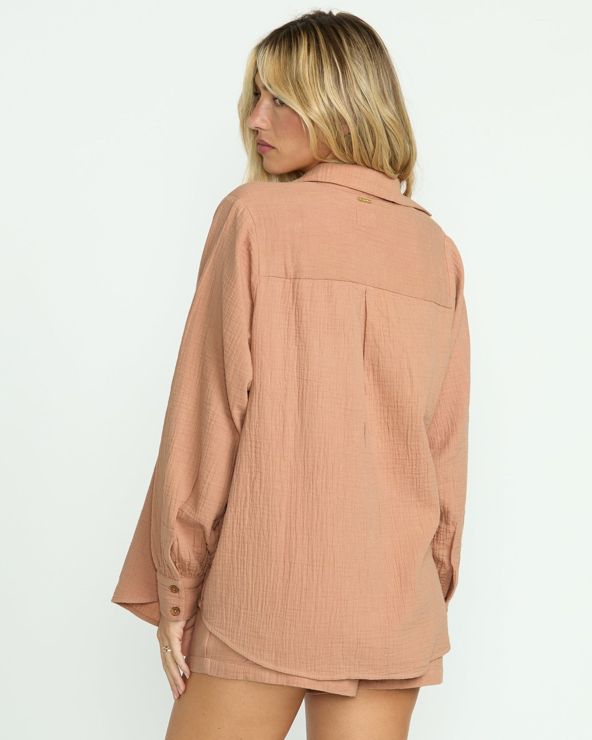 Sweet Swell Long Sleeve Shirt - Rinse Blue - 2