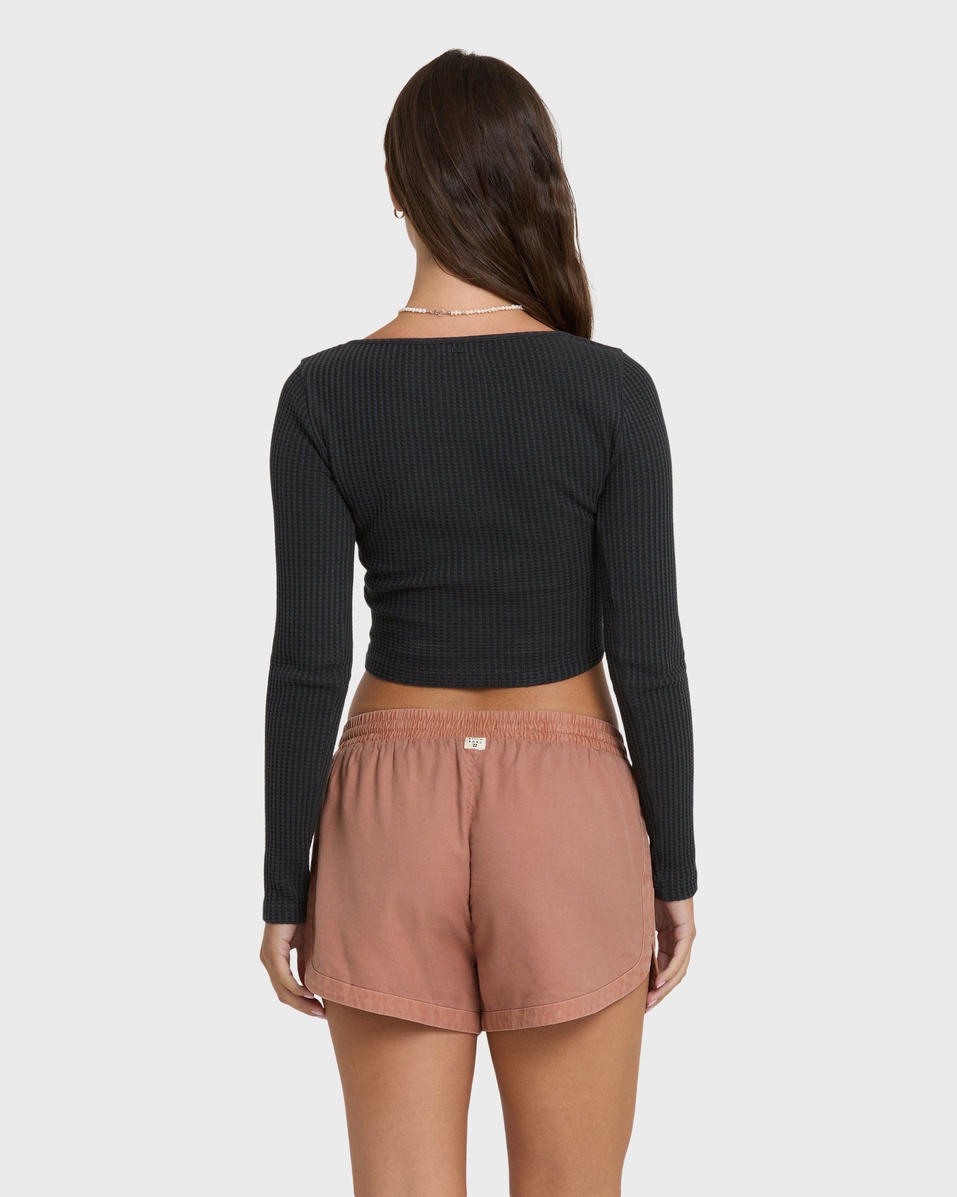 Road-Trippin-Elastic-Waist-Shorts-Sugar-Almond-2