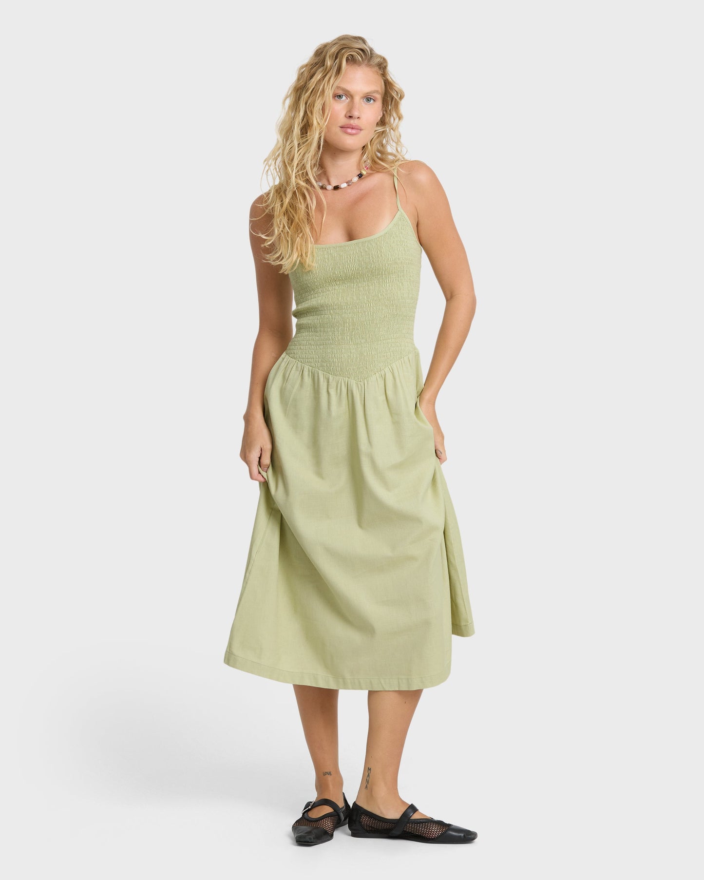 HIDDEN-COVE-MIDI-DRS-SMOKE-GREEN-1