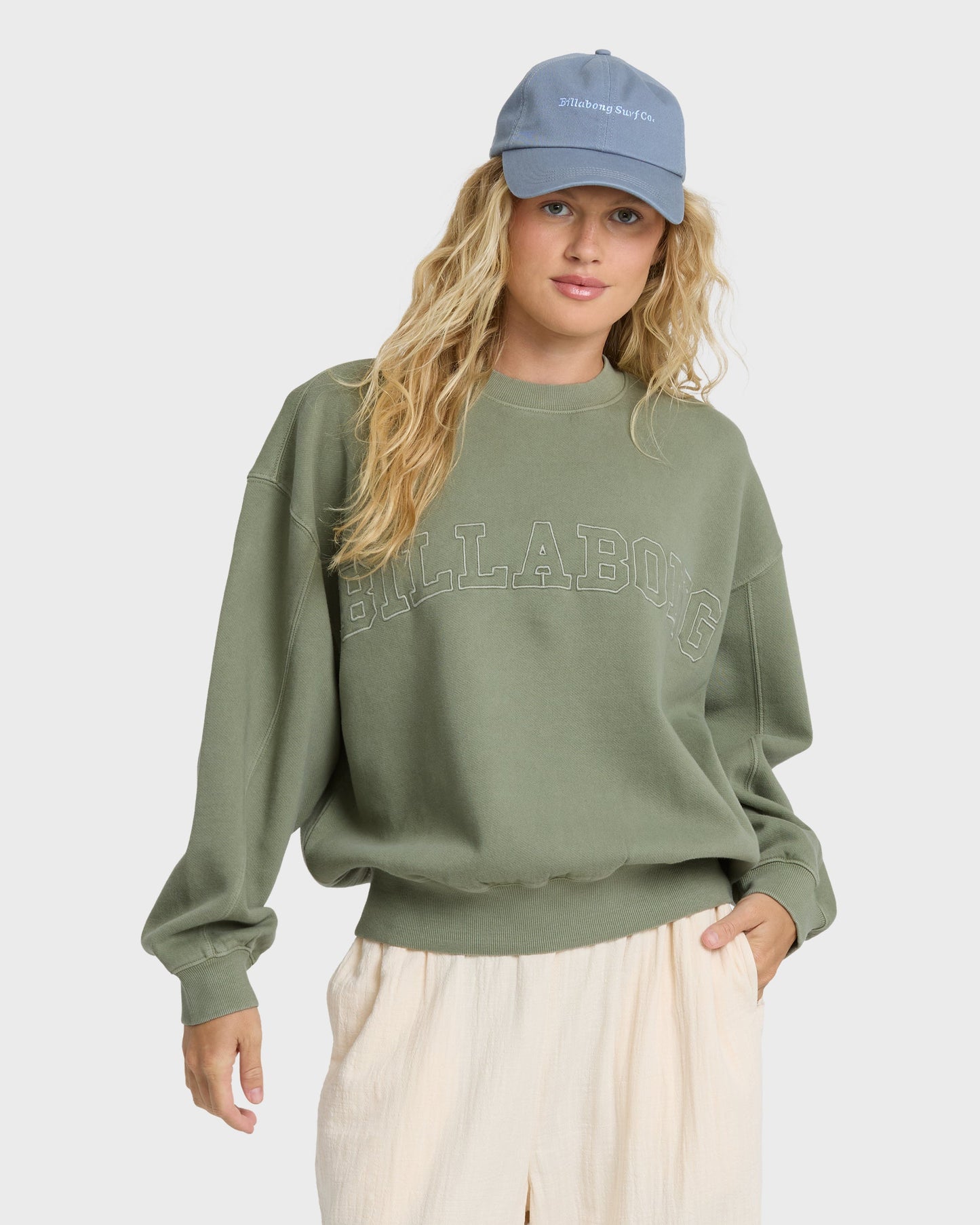 VIBES-KENDAL-CREW-FLC-ARMY-GREEN-1
