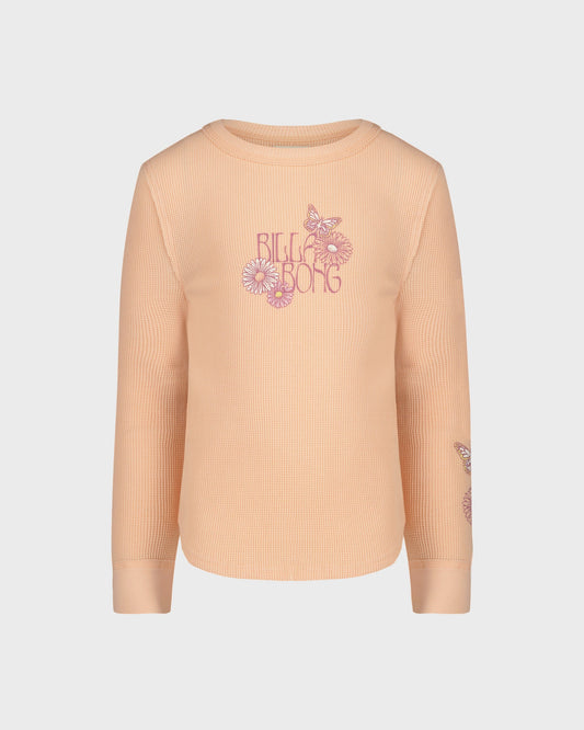 Beige sweater with floral embroidery on a light gray background