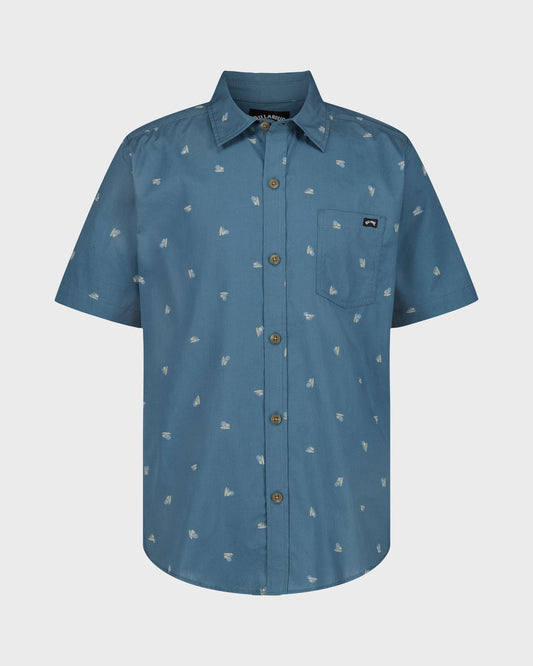 Boys Sundays Short Sleeve Woven Shirt