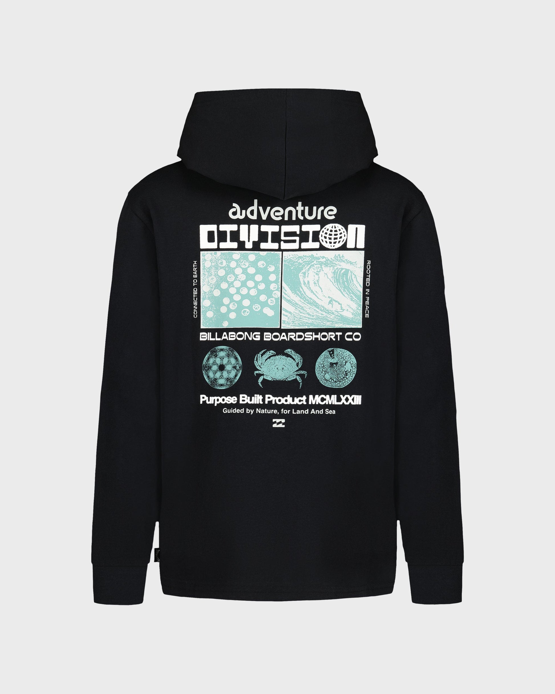 Boys Particle Hooded Long Sleeve T-Shirt