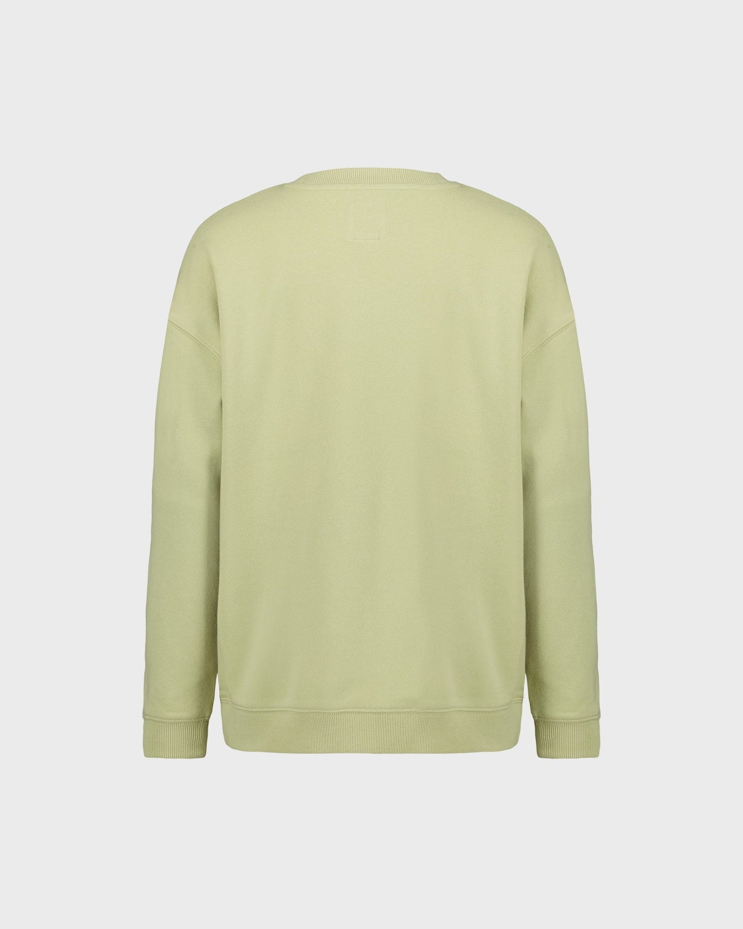 Light green sweatshirt on a white background
