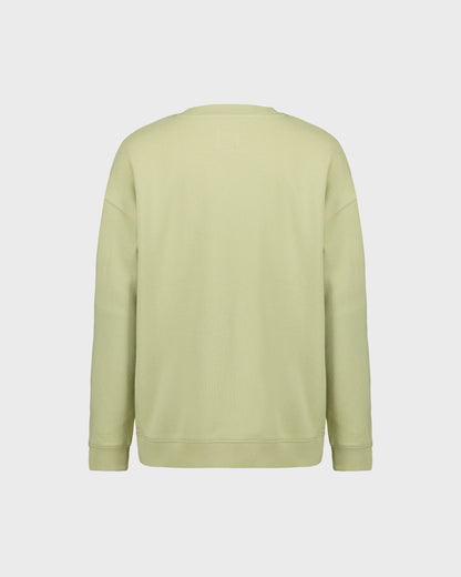 Light green sweatshirt on a white background