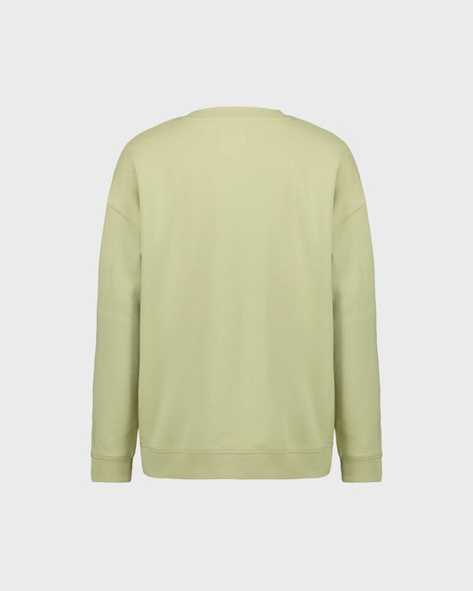 Light green sweatshirt on a white background
