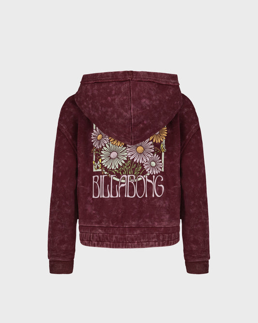 Girls Wildflower Zip Sweatshirt
