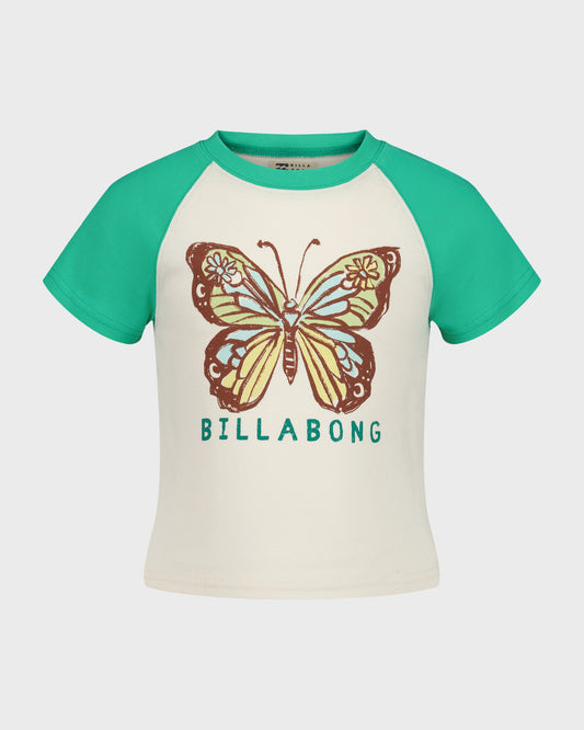 Girls Butterfly Stamp T-Shirt
