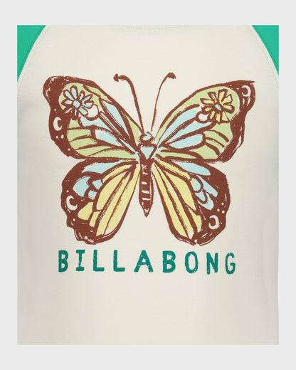 Girls Butterfly Stamp T-Shirt
