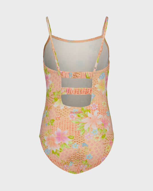 Girls Crazy For Coral One Piece Swimsuit