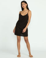 Summer Love Mini Slip Dress - Black - 1